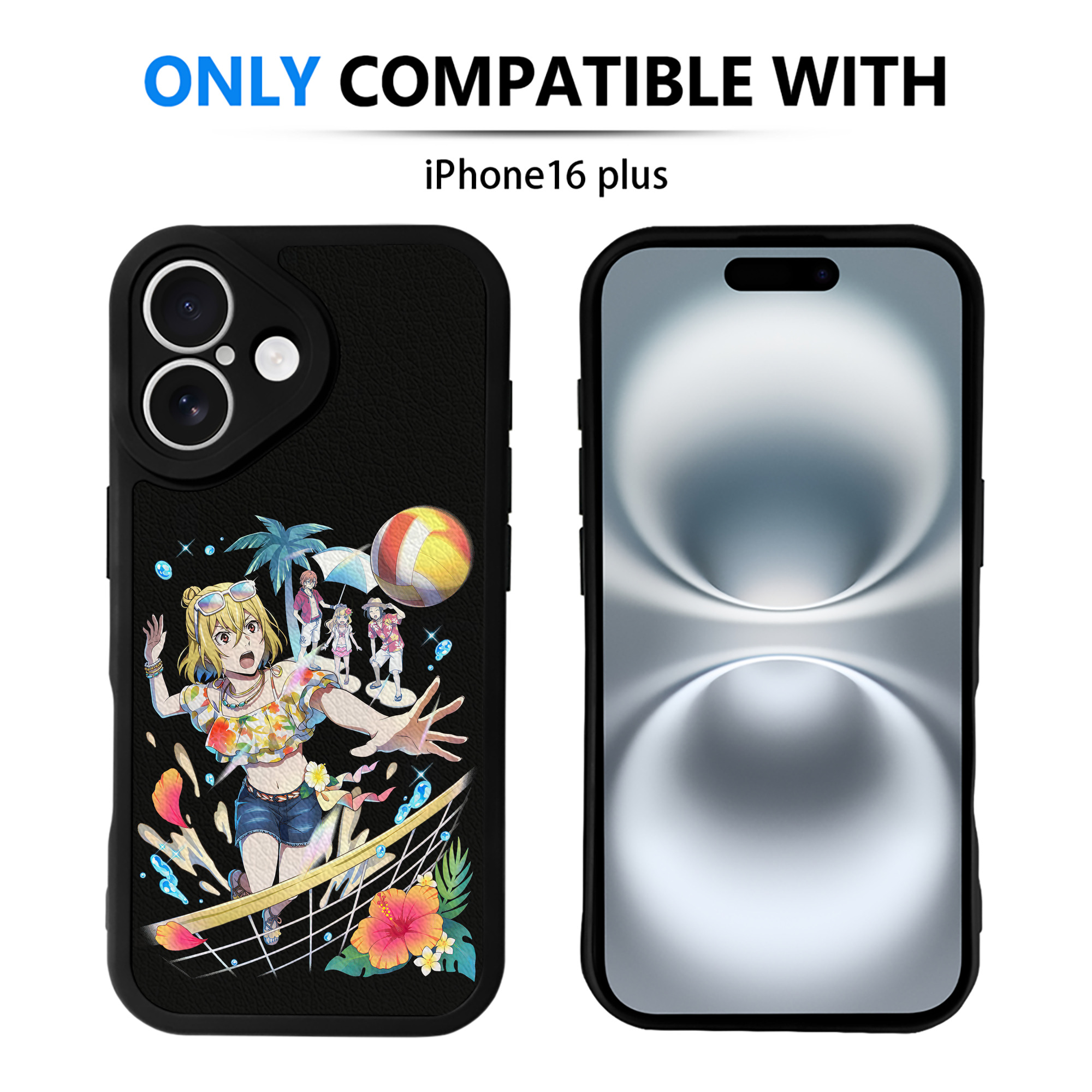 （画像用） 文豪ストレイドッグス Bungo Stray Dogs 【iPhone 16シリーズ対応】シリコンスマホケース（レザー調） 材質：シリコン